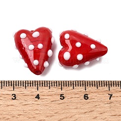 Handmade Lampwork Enamel Beads&nbsp;LAMP-Z025-01B