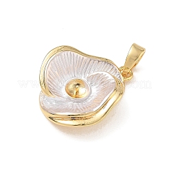 Brass Enamel Peg Bails Charms&nbsp;KK-CBA746B-01G