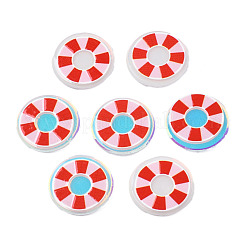 Transparent Printed Acrylic Cabochons&nbsp;TACR-N016-31