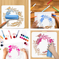 PET Hollow Out Drawing Painting Stencils&nbsp;DIY-WH0405-0095