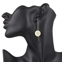 3 Pairs Natural Freshwater Shell Ear Thread&nbsp;EJEW-JE06501