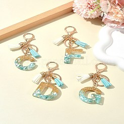 Transparent Epoxy Resin Pendant Keychains&nbsp;KEYC-FS00022-17