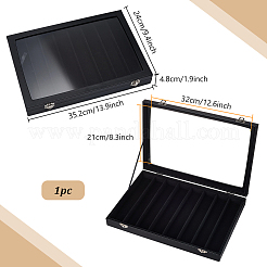 8 Grids PU Leather Jewelry Watch Band Organizer Display Boxes&nbsp;CON-WH0107-80