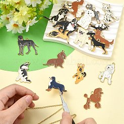Alloy Enamel Pendants Sets&nbsp;ENAM-CJC0013-24