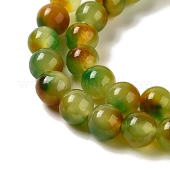Natural Dyed White Jade Beads Strands&nbsp;G-M402-C03-21