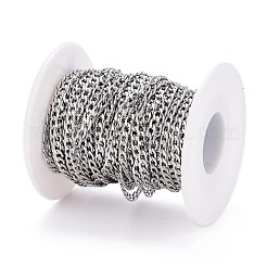 Tarnish Resistant 304 Stainless Steel Cuban Link Chains&nbsp;CHS-M003-13P-A