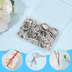 20Pcs Alloy Musical Instruments & Musical Note Keychains&nbsp;KEYC-SC00035
