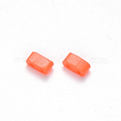 FGB 2-Hole Baking Paint Glass Seed Beads&nbsp;X-SEED-S031-M-406