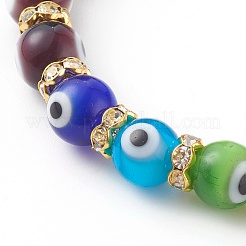 Chakra Stretch Bracelets & Chain Bracelets Sets&nbsp;BJEW-JB06193