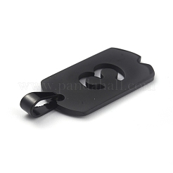 Ion Plating(IP) 304 Stainless Steel Pendants&nbsp;STAS-O127-E03