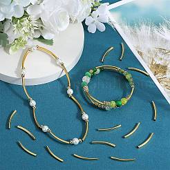 400Pcs Brass Tube Beads&nbsp;KK-SC0005-06G