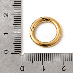 304 Stainless Steel Spring Gate Rings&nbsp;STAS-B128-05G-02