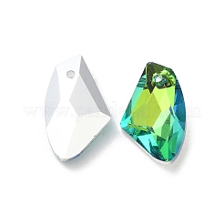Electroplated Glass Pendants&nbsp;EGLA-M029-04