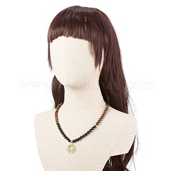 Alloy Moon & Sun Pendant Necklace&nbsp;NJEW-JN03878