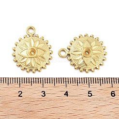 304 Stainless Steel Pendant Rhinestone Settings&nbsp;STAS-P364-02G