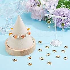 30Pcs Brass Connector Cabochon Settings&nbsp;KK-BBC0025-22