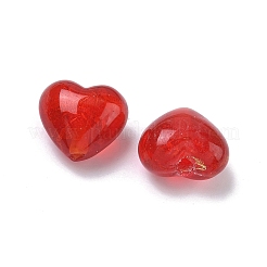 Handmade Gold Foil Glass Beads&nbsp;LAMP-F043-01A