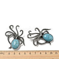 Synthetic Turquoise Octopus Brooch&nbsp;G-Z050-01B
