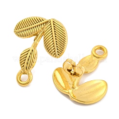 Ion Plating(IP) 304 Stainless Steel Studs Earring Findings&nbsp;EJEW-H013-16G