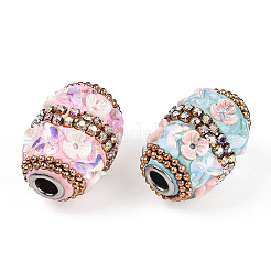 Handmade Indonesia Alloy Beads&nbsp;IPDL-B001-06