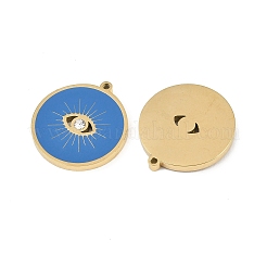 304 Stainless Steel Enamel Pendants&nbsp;STAS-Z190-06G-02