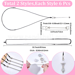 6Pcs Adjustable Korean Waxed Polyester Cord Necklace Making&nbsp;AJEW-SC0031-96