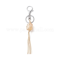 Natural Mixed Gemstone Tassel Keychain&nbsp;KEYC-TA00001