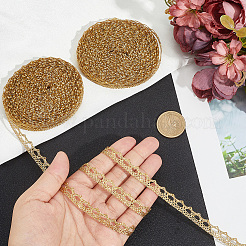 2 Rolls Metallic Yarn Lace Trim&nbsp;OCOR-GF0005-58B