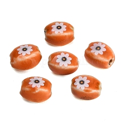 Printed Handmade Porcelain Beads&nbsp;PR-CBAB520-17