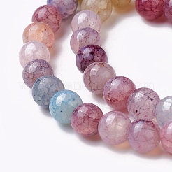 Crackle Glass Beads Strands&nbsp;GLAA-F098-05C-03