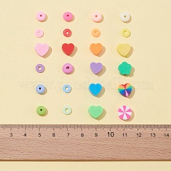 Handmade Polymer Clay Beads Strands&nbsp;CLAY-FS0001-09