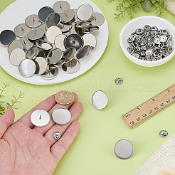 60Bags 304 Stainless Steel Brooch Base Settings&nbsp;STAS-FG0001-12