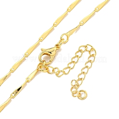 Triangle Brass Link Chain Necklaces for Women&nbsp;NJEW-G084-07G