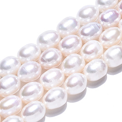 Natural Cultured Freshwater Pearl Beads Strands&nbsp;PEAR-N012-08D