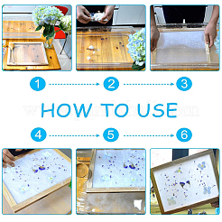 Wooden Paper Making&nbsp;DIY-WH0349-121B