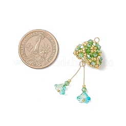 Glass Pendants&nbsp;PALLOY-MZ01033-01