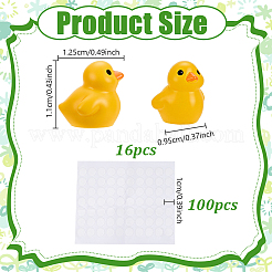 Resin Duck Miniature Decorations&nbsp;RESI-GA0001-47