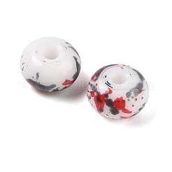 Opaque Spray Painted Glass Beads&nbsp;X1-GLAA-G118-01R