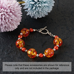 Resin Imitation Amber Beads&nbsp;CRES-TA0001-17
