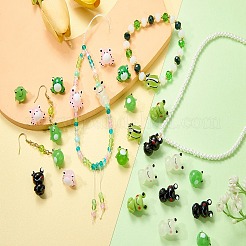 10Pcs Handmade Bumpy Lampwork Beads&nbsp;LAMP-SZ0001-66A