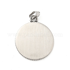 304 Stainless Steel Pendants&nbsp;X-STAS-P309-09AS