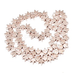 Electroplate Non-magnetic Synthetic Hematite Beads Strands&nbsp;G-S372-002-01RG
