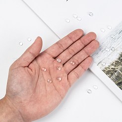 Transparent Glass Cabochons&nbsp;GGLA-R026-6mm
