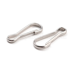 Non-Tarnish 201 Stainless Steel Keychain Clasps&nbsp;STAS-C044-05C-P