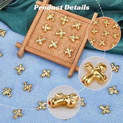 80Pcs Alloy Beads&nbsp;TIBEB-SP0001-14G