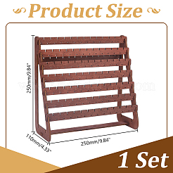 1Pc 8-slat Wood Earring Displays&nbsp;EDIS-HY0001-15