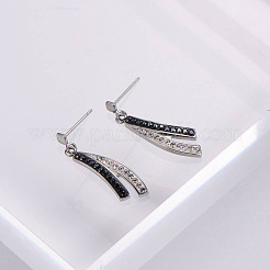 3 Pairs Stainless Steel Arch Dangle Stud Earrings&nbsp;JE7979