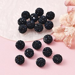 Pave Disco Ball Beads&nbsp;RB-H258-10MM-207