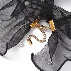 Brass Moon Pendant Necklaces&nbsp;NJEW-JN04810