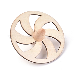 Unfinished Spinning Tops&nbsp;WOOD-WH0100-18